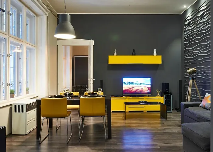 Location Yellow-black Apartament Budapesta